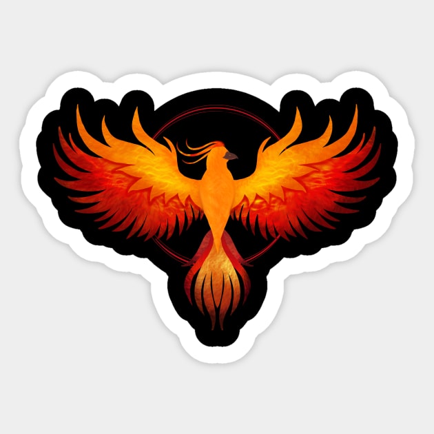 Solo Phoenix Sticker by Hannah McBride